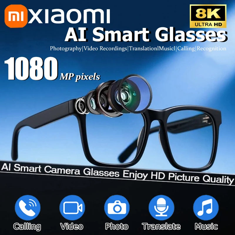 8K HD AI Smart Glasses